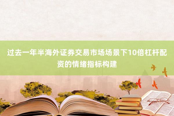 过去一年半海外证券交易市场场景下10倍杠杆配资的情绪指标构建