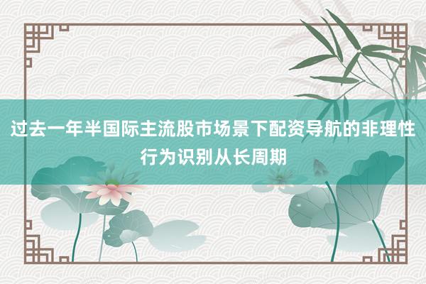 过去一年半国际主流股市场景下配资导航的非理性行为识别从长周期